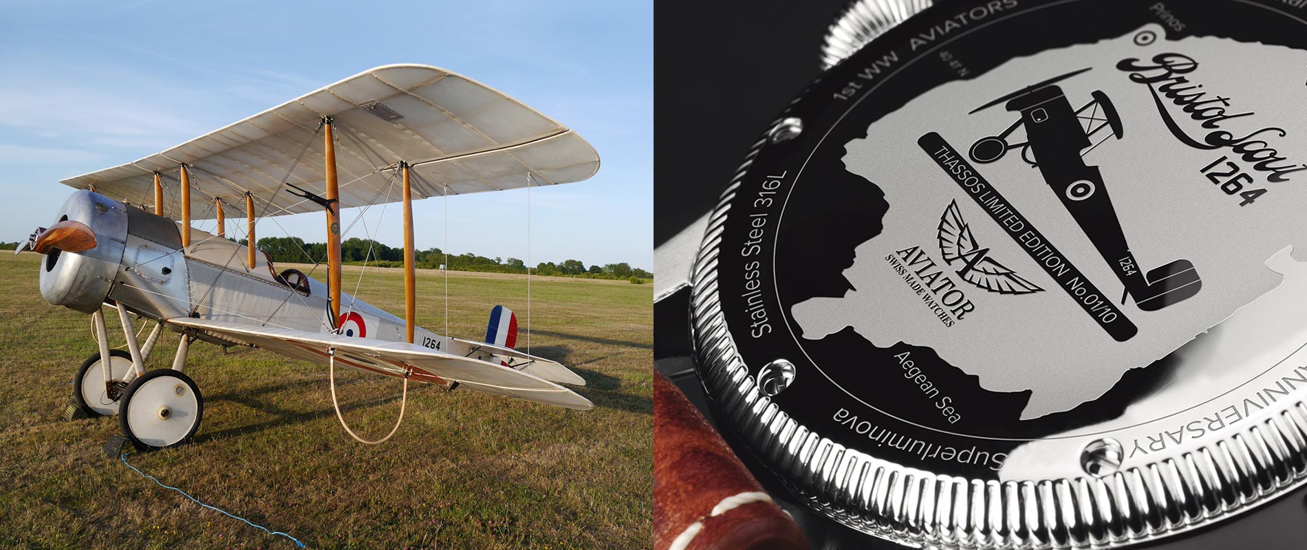 Bristol Scout watch named after legendary Bristol aircraft