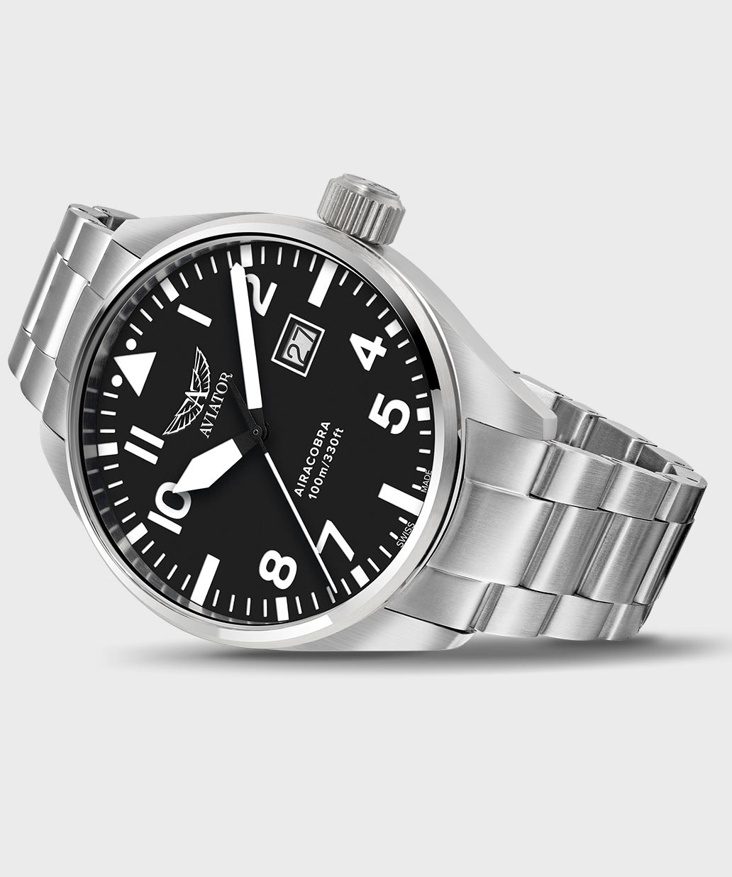 Airacobra P42 V.1.22.0.148.5 Pilot`s Watch by AVIATOR Watch Brand