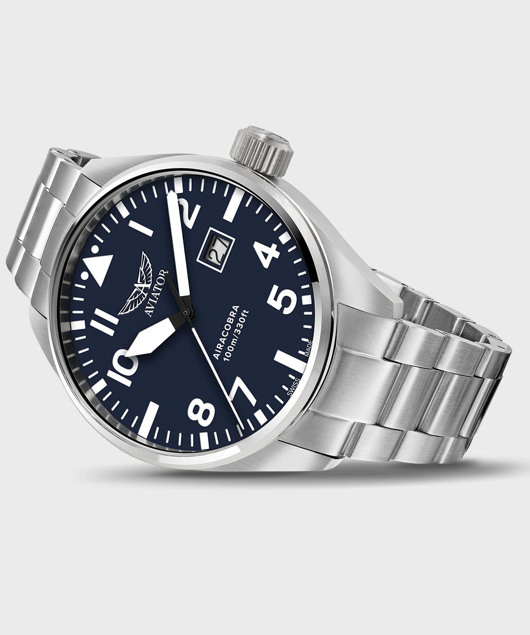 Airacobra P42 V.1.22.0.149.5 Pilot`s Watch by AVIATOR Watch Brand