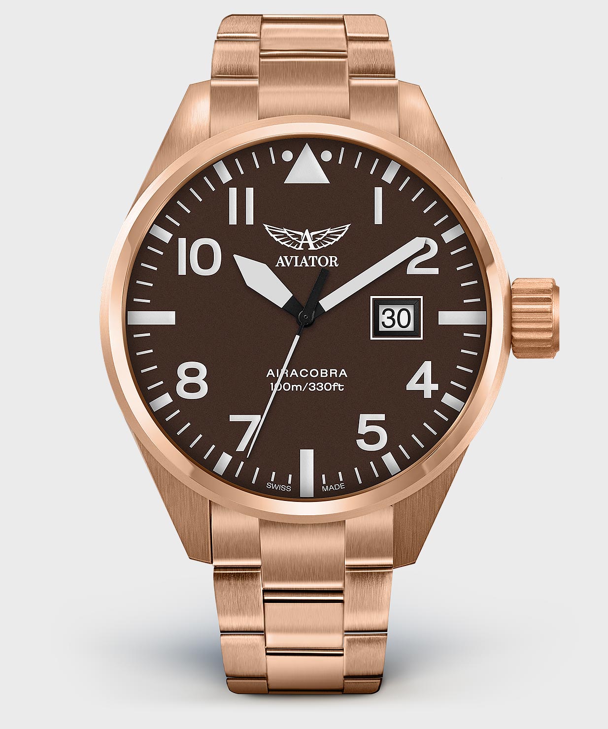Airacobra P42 V.1.22.2.151.5 Pilot`s Watch by AVIATOR Watch Brand