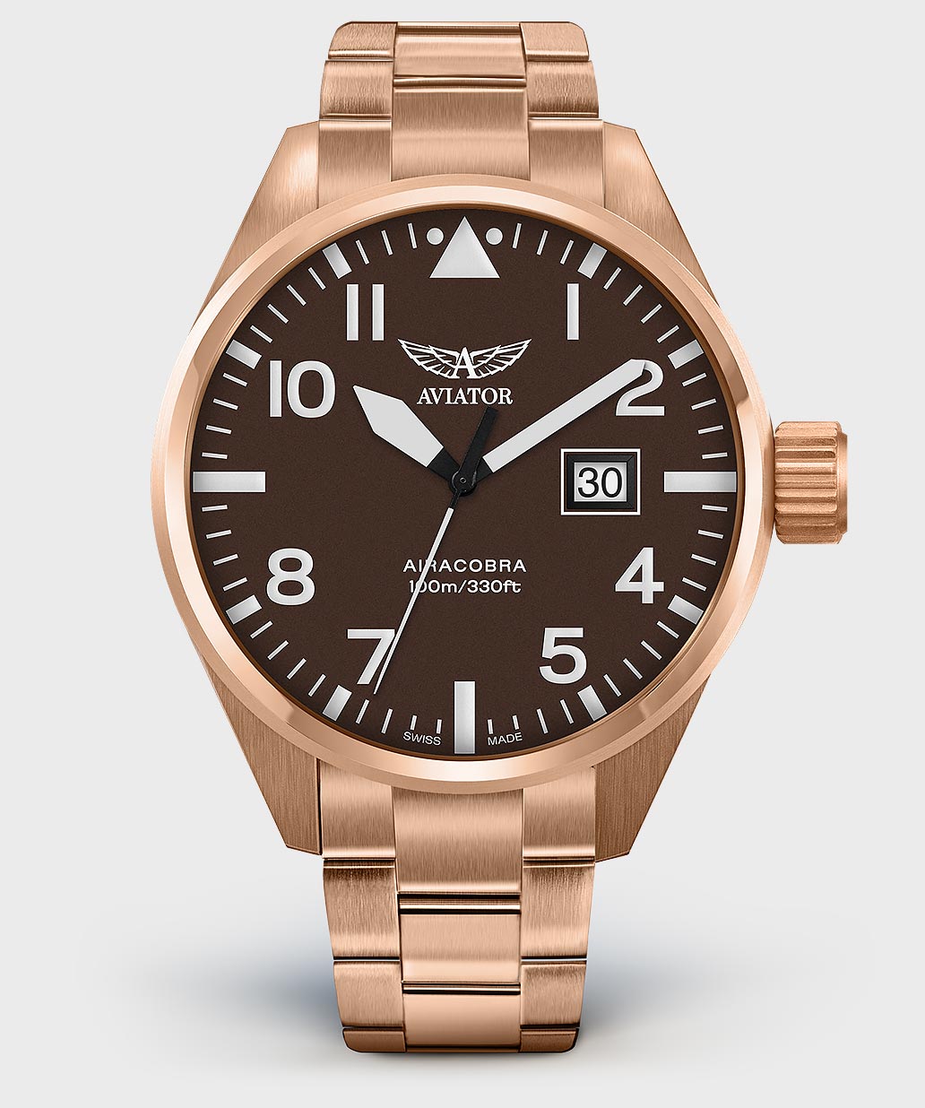 Airacobra P42 V.1.22.2.151.5 Pilot`s Watch by AVIATOR Watch Brand