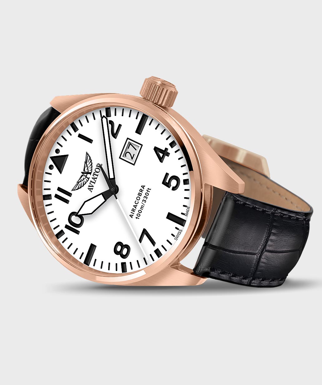 Airacobra P42 V.1.22.2.152.4 Pilot`s Watch by AVIATOR Watch Brand