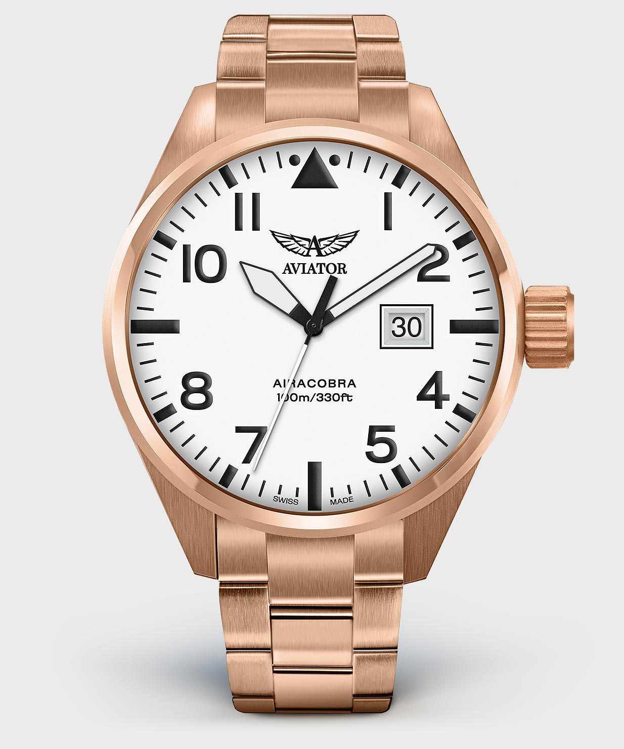 Airacobra P42 V.1.22.2.152.5 Pilot`s Watch by AVIATOR Watch Brand