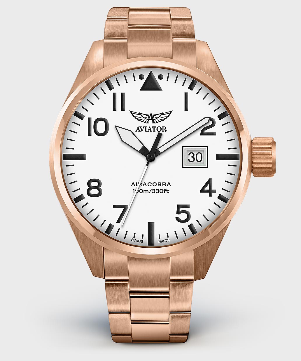 Airacobra P42 V.1.22.2.152.5 Pilot`s Watch by AVIATOR Watch Brand