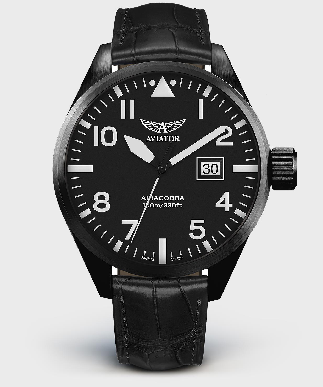 Airacobra P42 V.1.22.5.148.4 Pilot`s Watch by AVIATOR Watch Brand