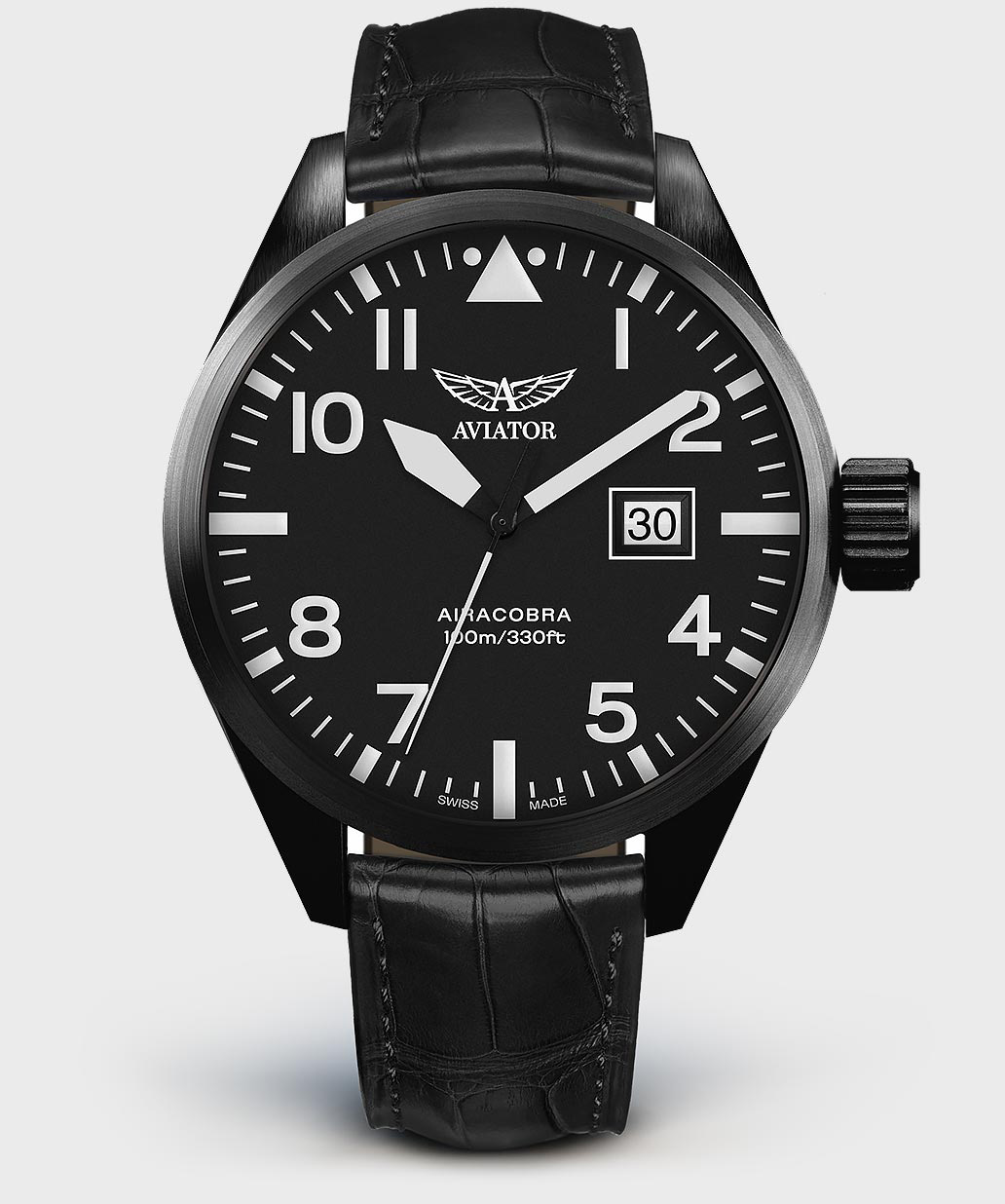 Airacobra P42 V.1.22.5.148.4 Pilot`s Watch by AVIATOR Watch Brand