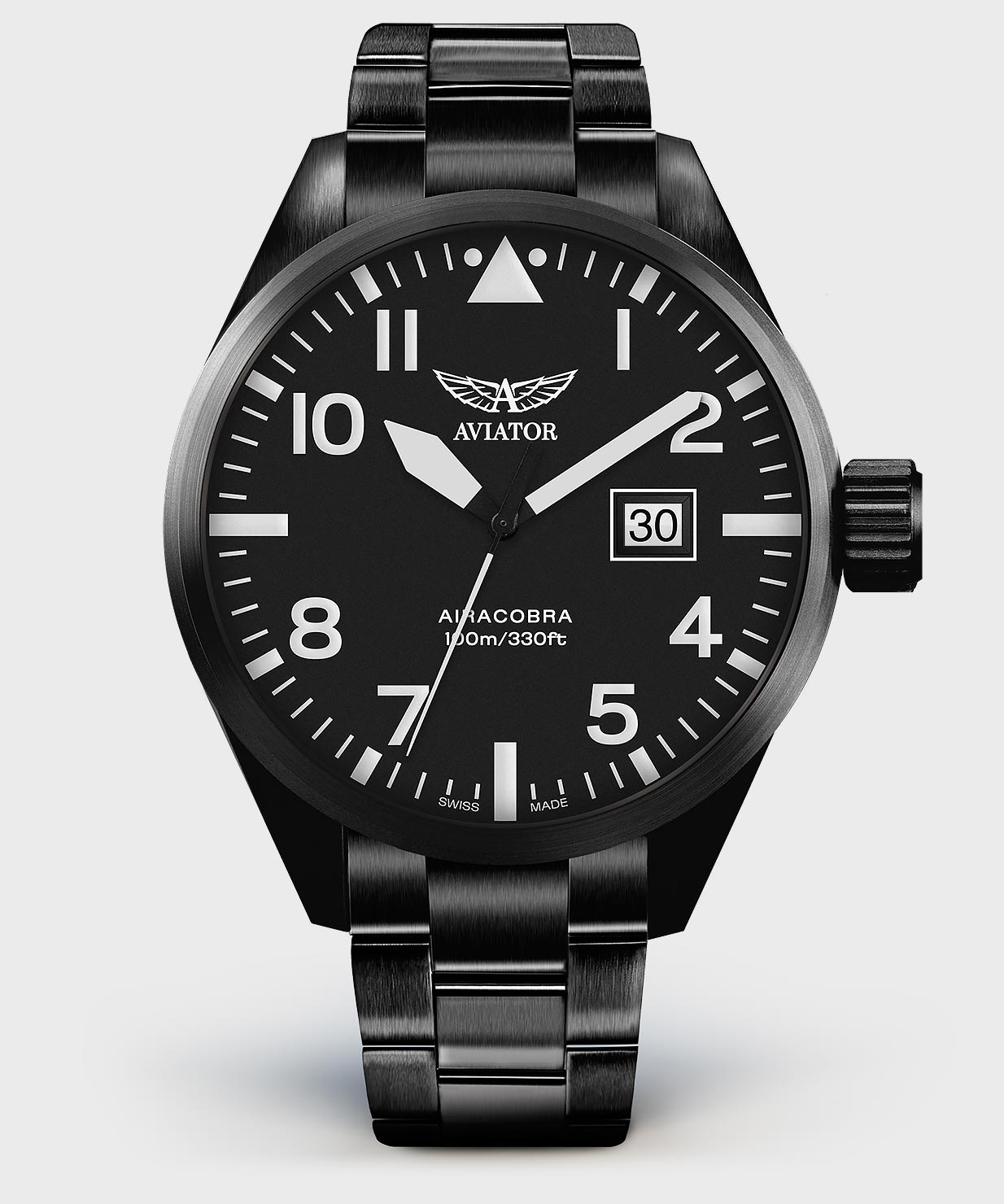 Airacobra P42 V.1.22.5.148.5 Pilot`s Watch by AVIATOR Watch Brand