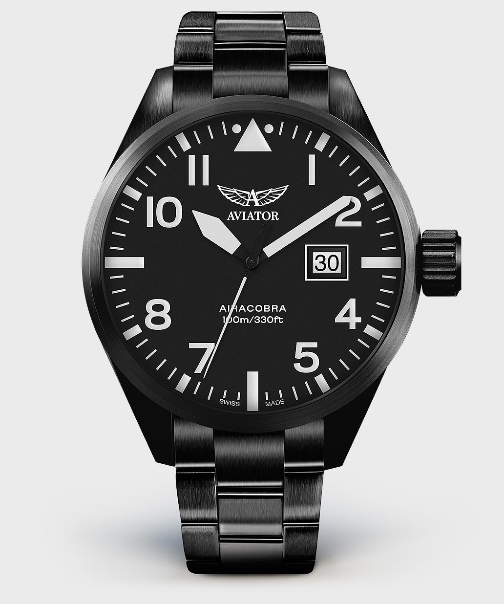 Airacobra P42 V.1.22.5.148.5 Pilot`s Watch by AVIATOR Watch Brand