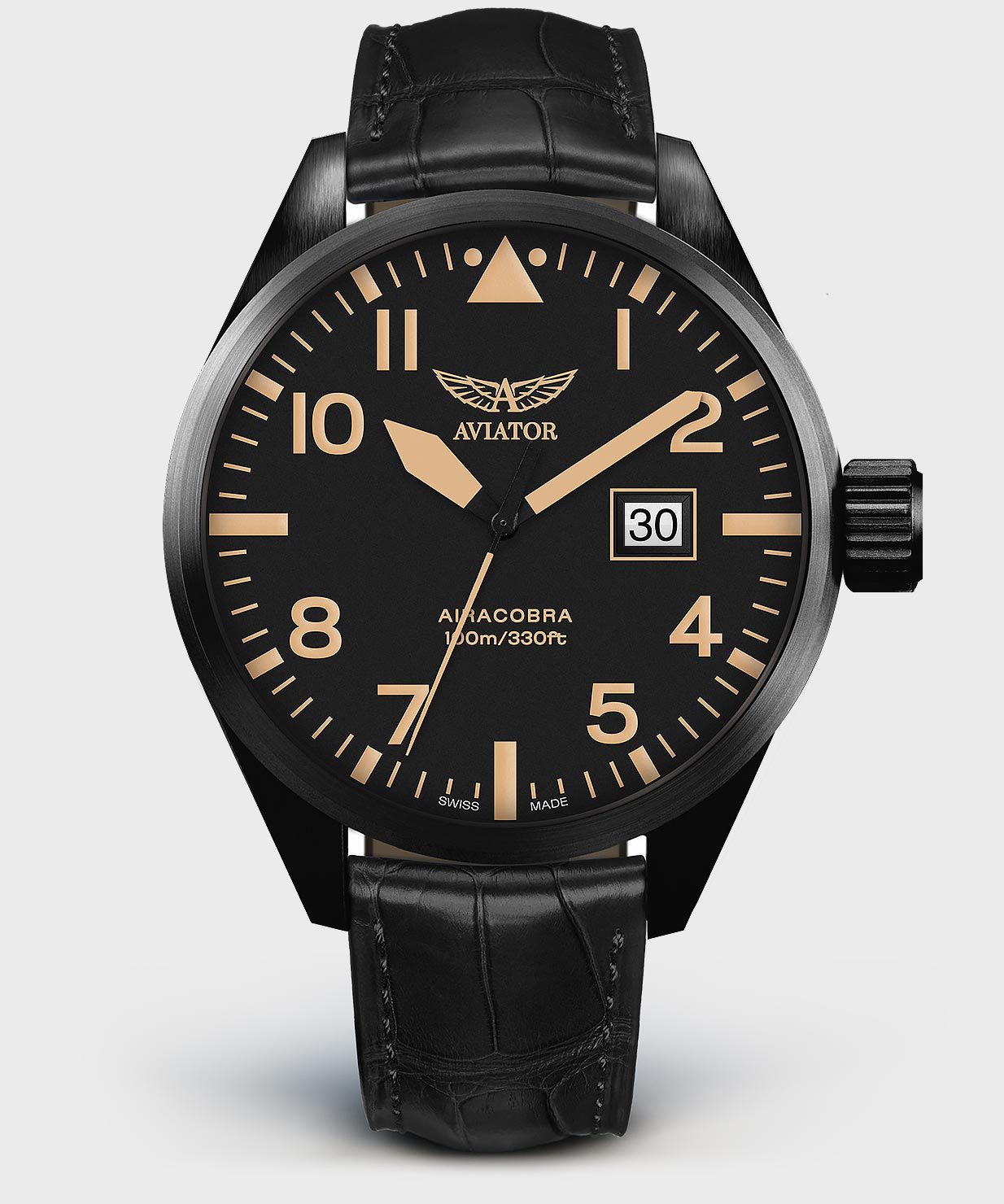 Airacobra P42 V.1.22.5.157.4 Pilot`s Watch by AVIATOR Watch Brand