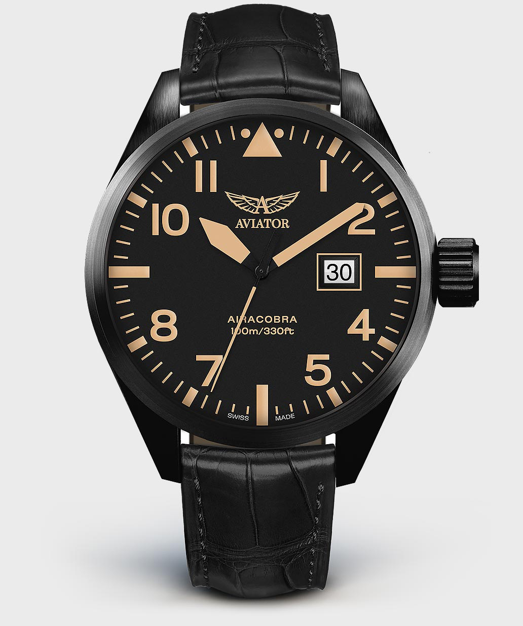 Airacobra P42 V.1.22.5.157.4 Pilot`s Watch by AVIATOR Watch Brand