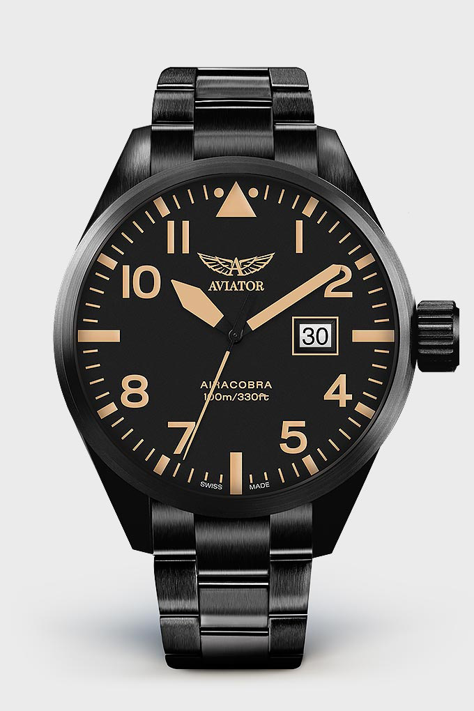 Airacobra P42 V.1.22.5.157.5 Pilot`s Watch by AVIATOR Watch Brand