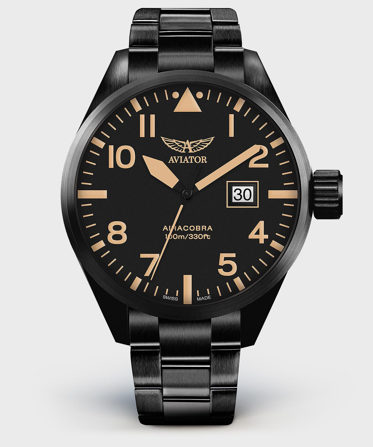Airacobra P42 V.1.22.5.157.5 Pilot`s Watch by AVIATOR Watch Brand