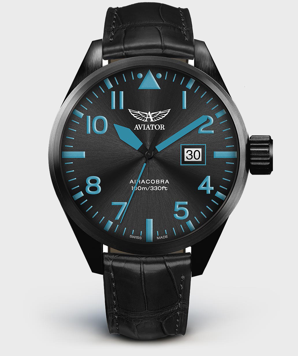 Airacobra P42 V.1.22.5.188.4 Pilot`s Watch by AVIATOR Watch Brand