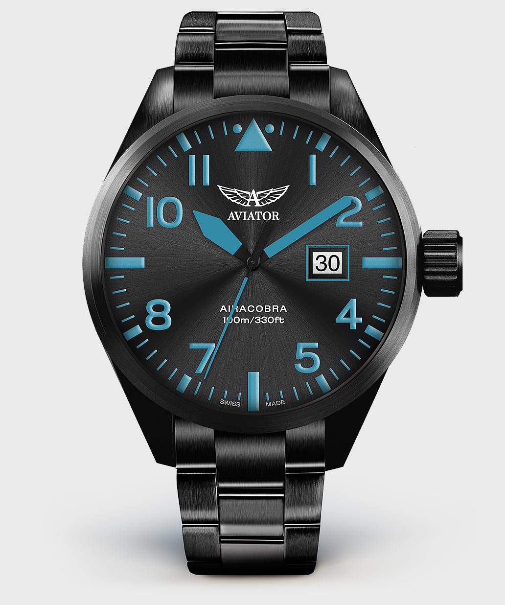 Airacobra P42 V.1.22.5.188.5 Pilot`s Watch by AVIATOR Watch Brand