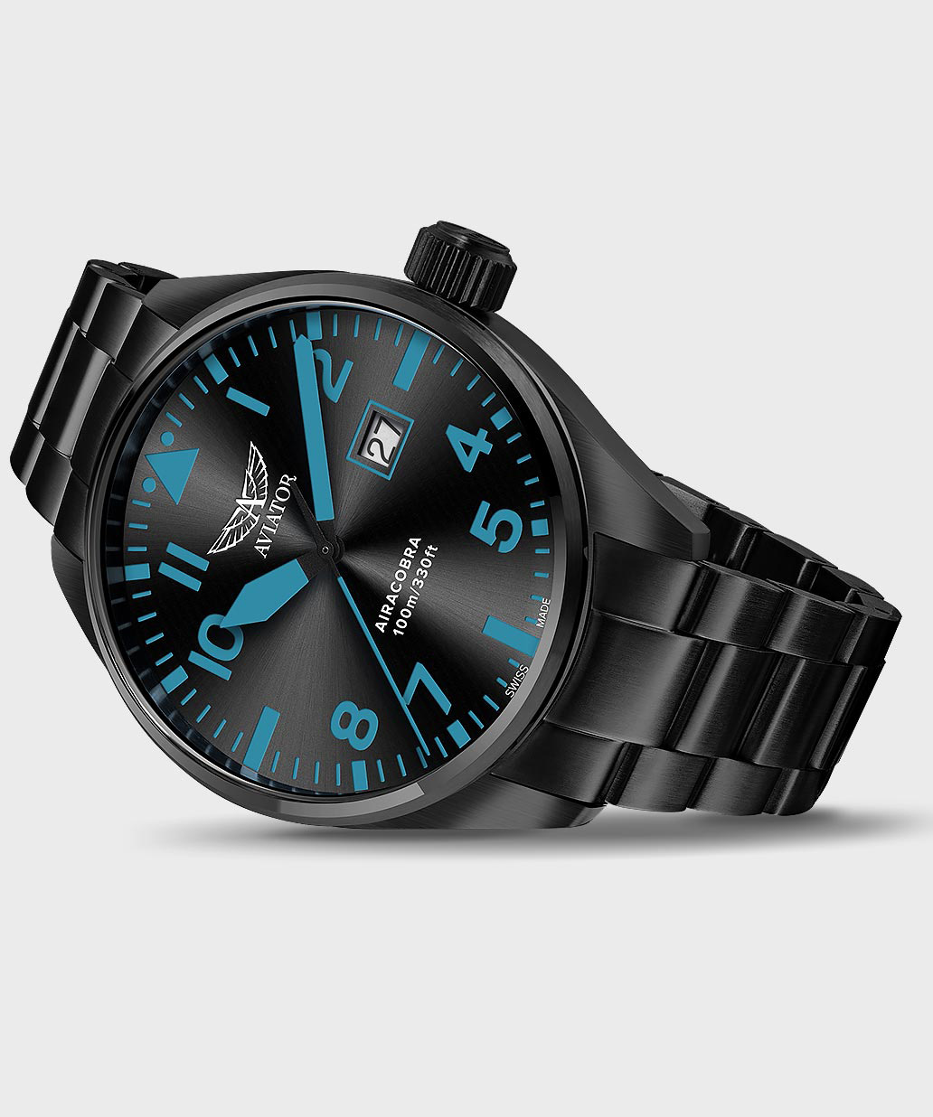 Airacobra P42 V.1.22.5.188.5 Pilot`s Watch by AVIATOR Watch Brand