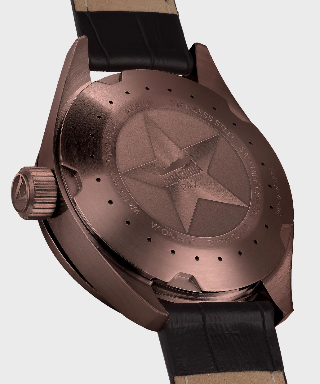 Airacobra P42 V.1.22.8.151.4 Pilot`s Watch by AVIATOR Watch Brand