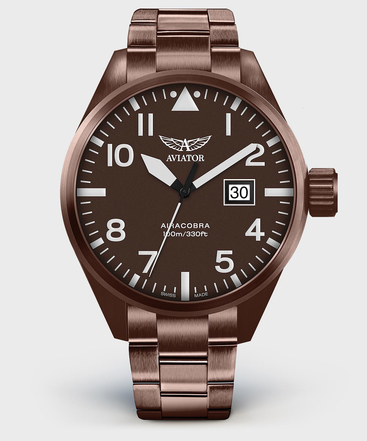 Airacobra P42 V.1.22.8.151.5 Pilot`s Watch by AVIATOR Watch Brand