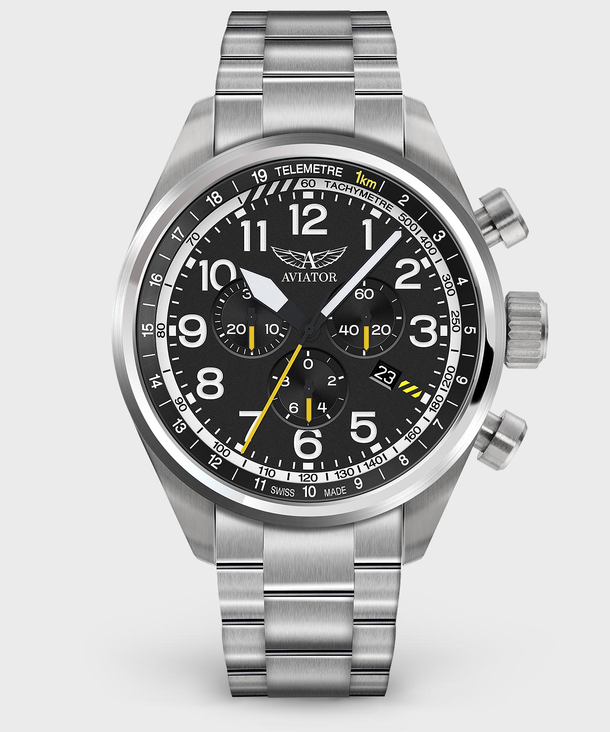 Airacobra P45 Chrono V.2.25.0.169.5Pilot`s Watch by AVIATOR Watch Brand