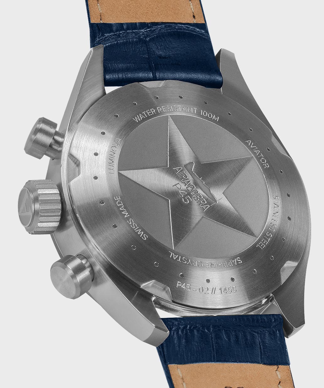 Airacobra P45 Chrono V.2.25.0.170.4Pilot`s Watch by AVIATOR Watch Brand