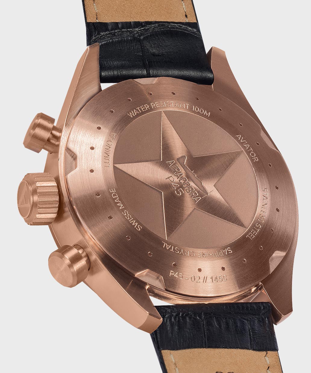 Airacobra P45 Chrono V.2.25.2.173.4Pilot`s Watch by AVIATOR Watch Brand