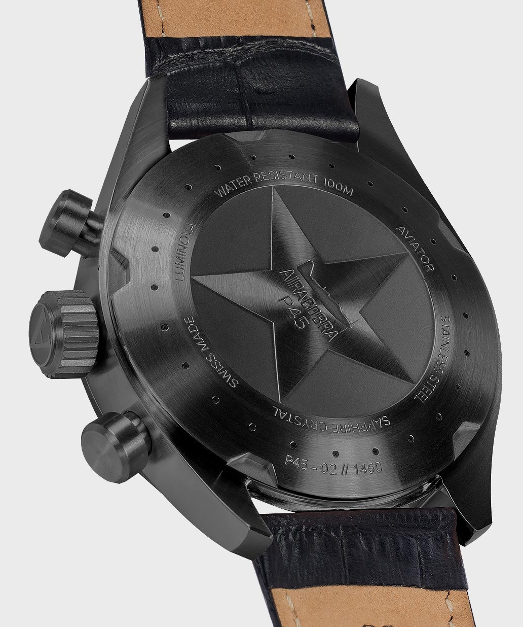 Airacobra P45 Chrono V.2.25.5.169.4Pilot`s Watch by AVIATOR Watch Brand