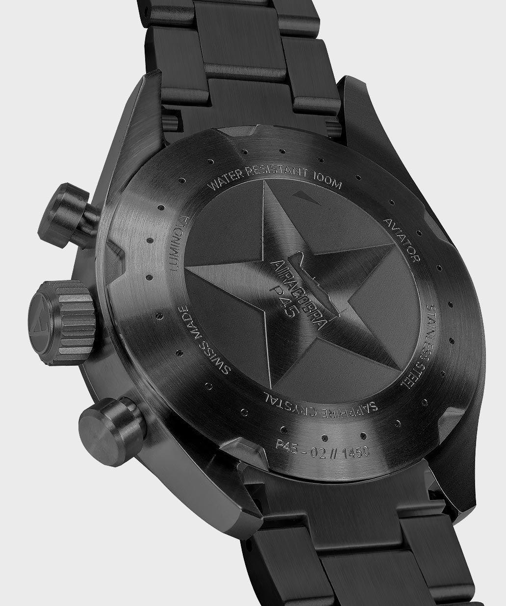 Airacobra P45 Chrono V.2.25.5.174.5Pilot`s Watch by AVIATOR Watch Brand