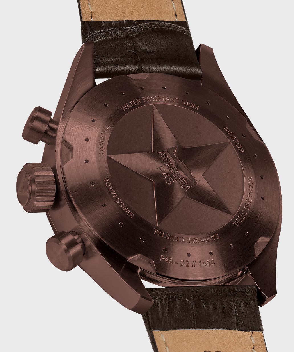 Airacobra P45 Chrono V.2.25.8.172.4Pilot`s Watch by AVIATOR Watch Brand
