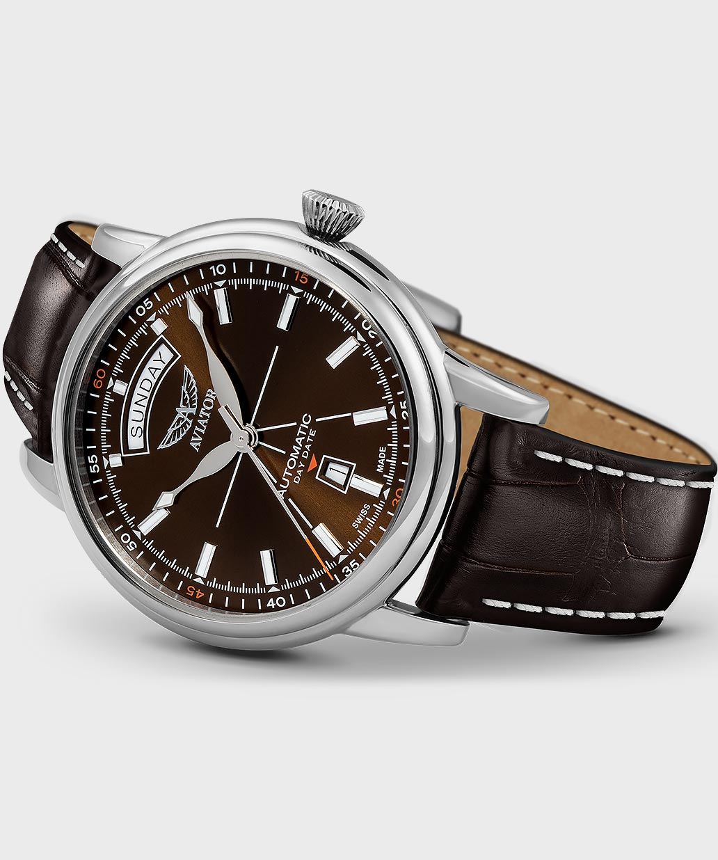 Douglas Day-Date V.3.20.0.140.4 Pilot`s Watch by AVIATOR Watch Brand