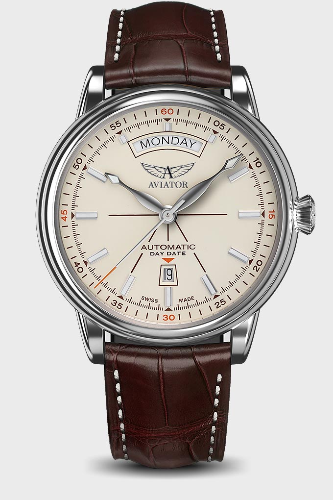 Douglas Day-Date V.3.20.0.141.4 Pilot`s Watch by AVIATOR Watch Brand