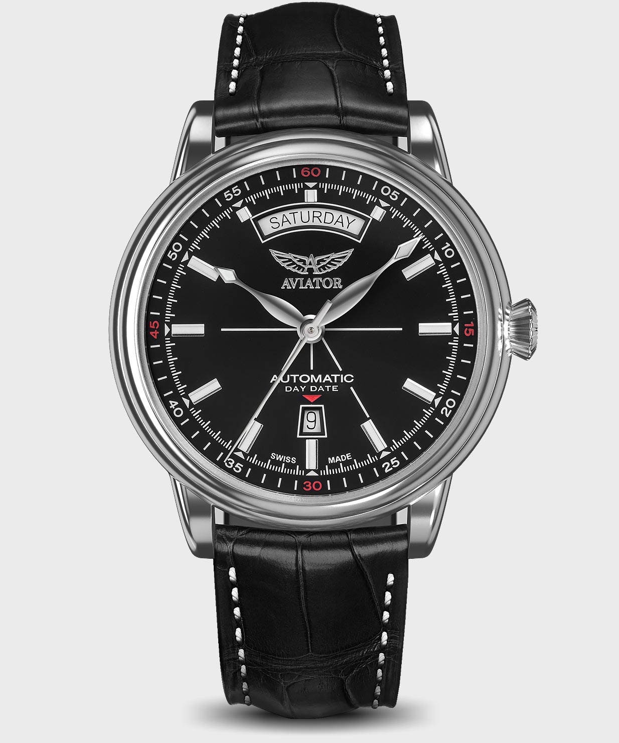 Douglas Day-Date V.3.20.0.142.4 Pilot`s Watch by AVIATOR Watch Brand