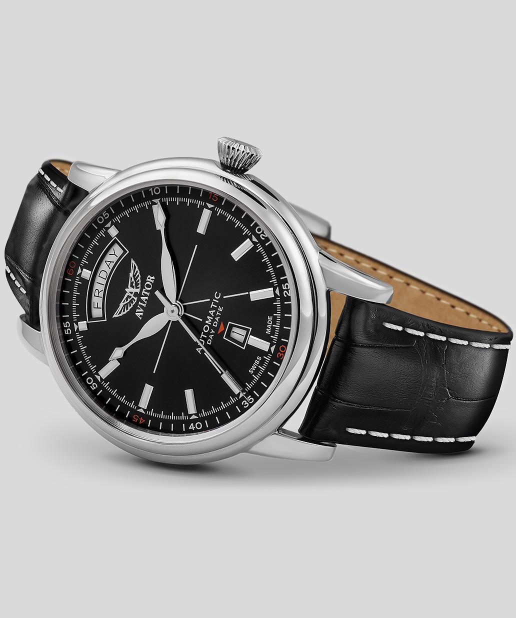 Douglas Day-Date V.3.20.0.142.4 Pilot`s Watch by AVIATOR Watch Brand