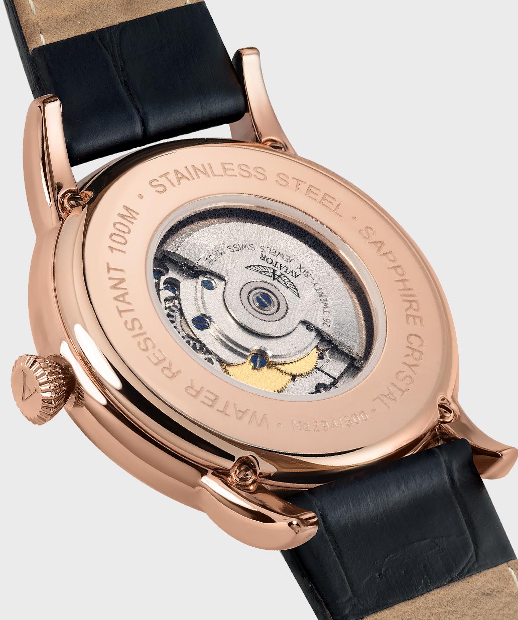 Douglas Day-Date V.3.20.2.146.4 Pilot`s Watch by AVIATOR Watch Brand