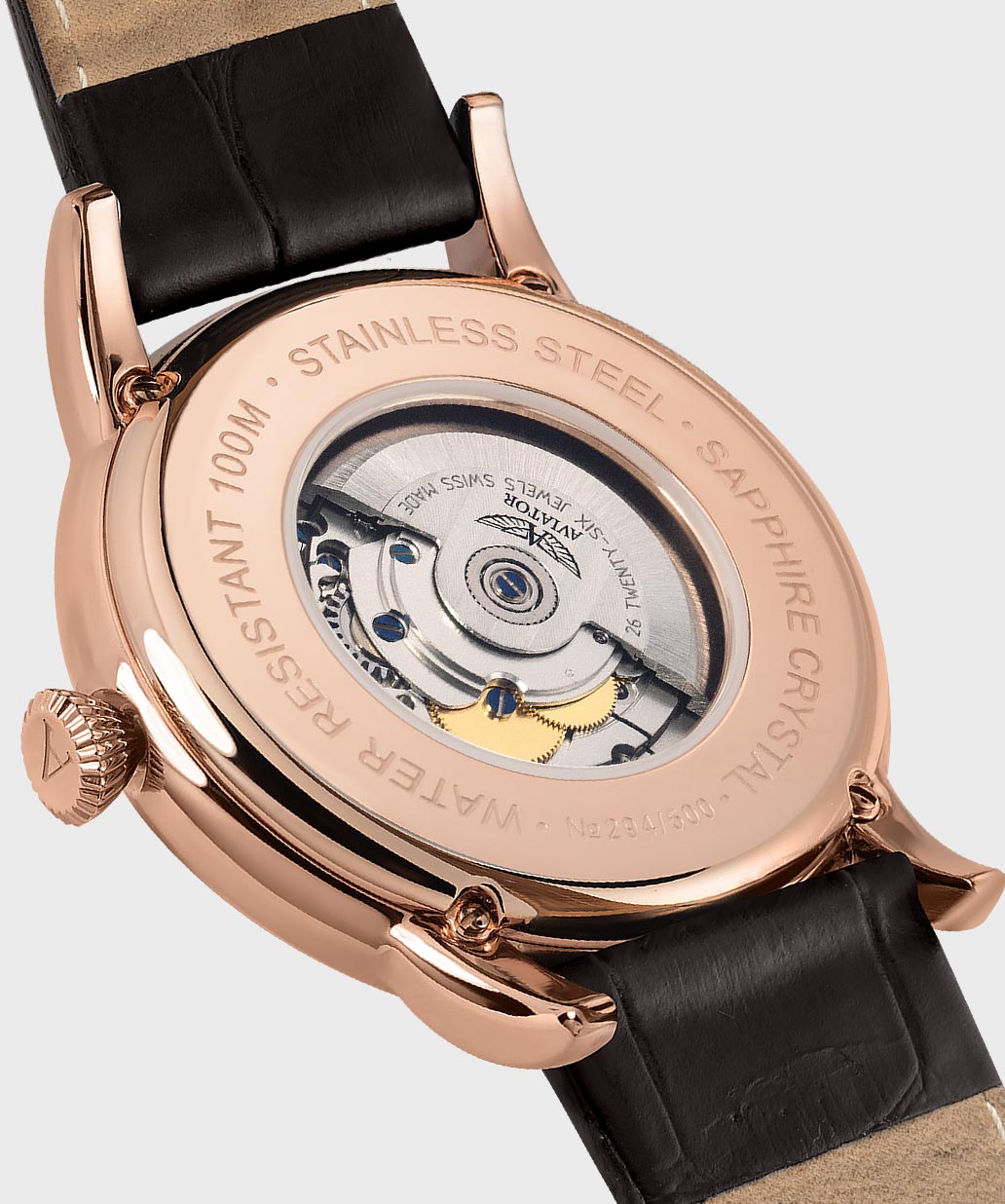 Douglas Day-Date V.3.20.2.226.4 Pilot`s Watch by AVIATOR Watch Brand