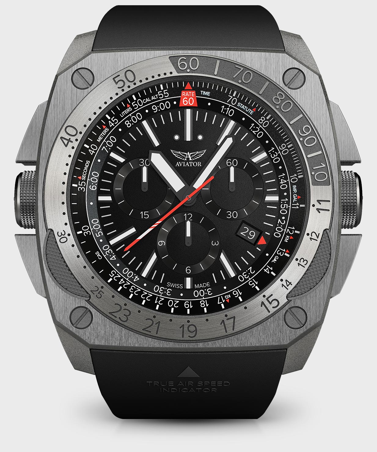 MIG-29 SMT M.2.30.0.219.6 Pilot`s Watch by AVIATOR Watch Brand