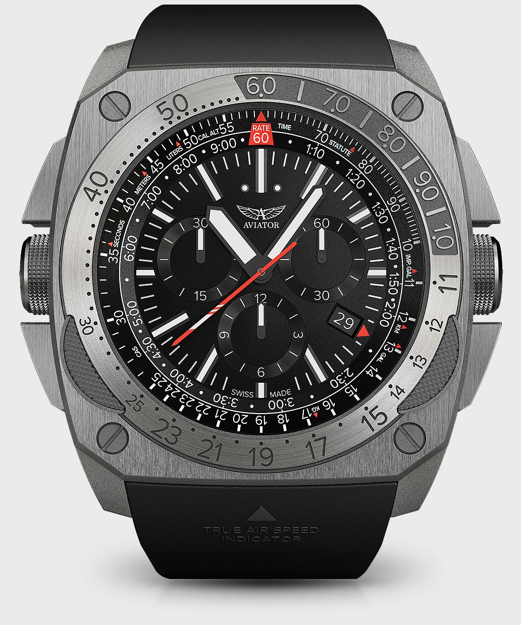 MIG-29 SMT M.2.30.0.219.6 Pilot`s Watch by AVIATOR Watch Brand