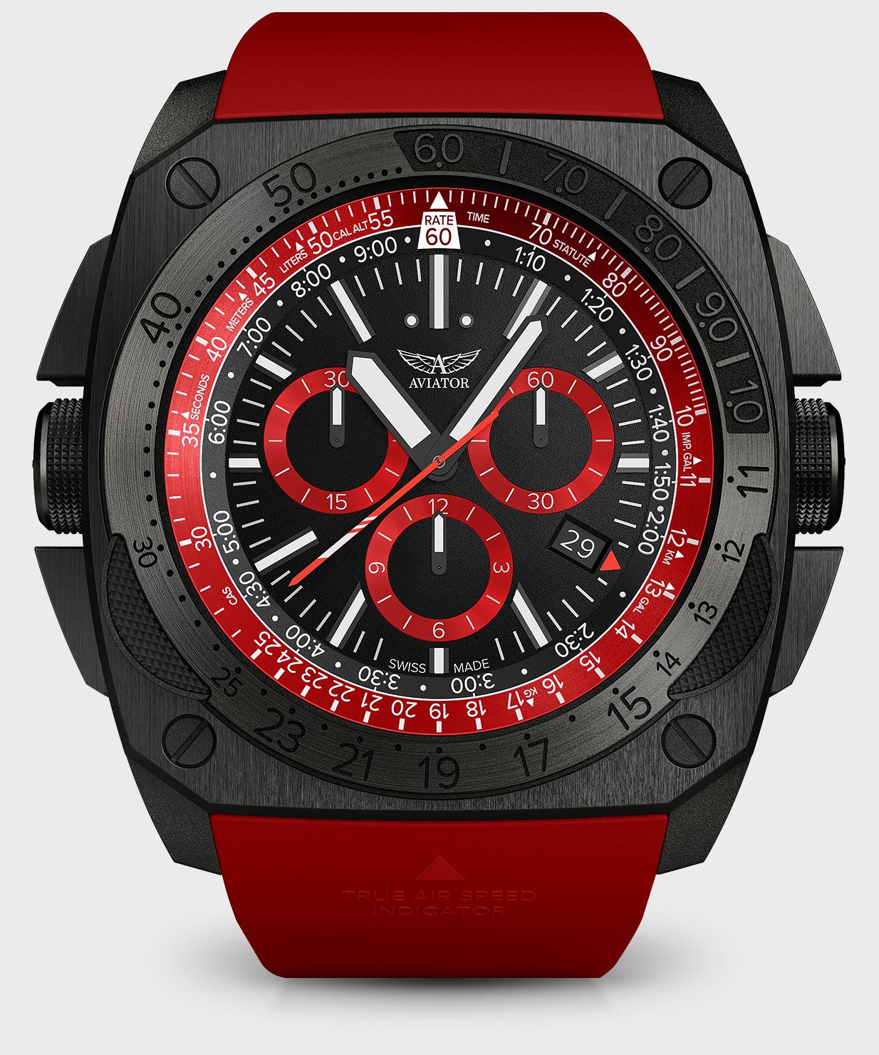 MIG-29 SMT M.2.30.5.215.6 Pilot`s Watch by AVIATOR Watch Brand