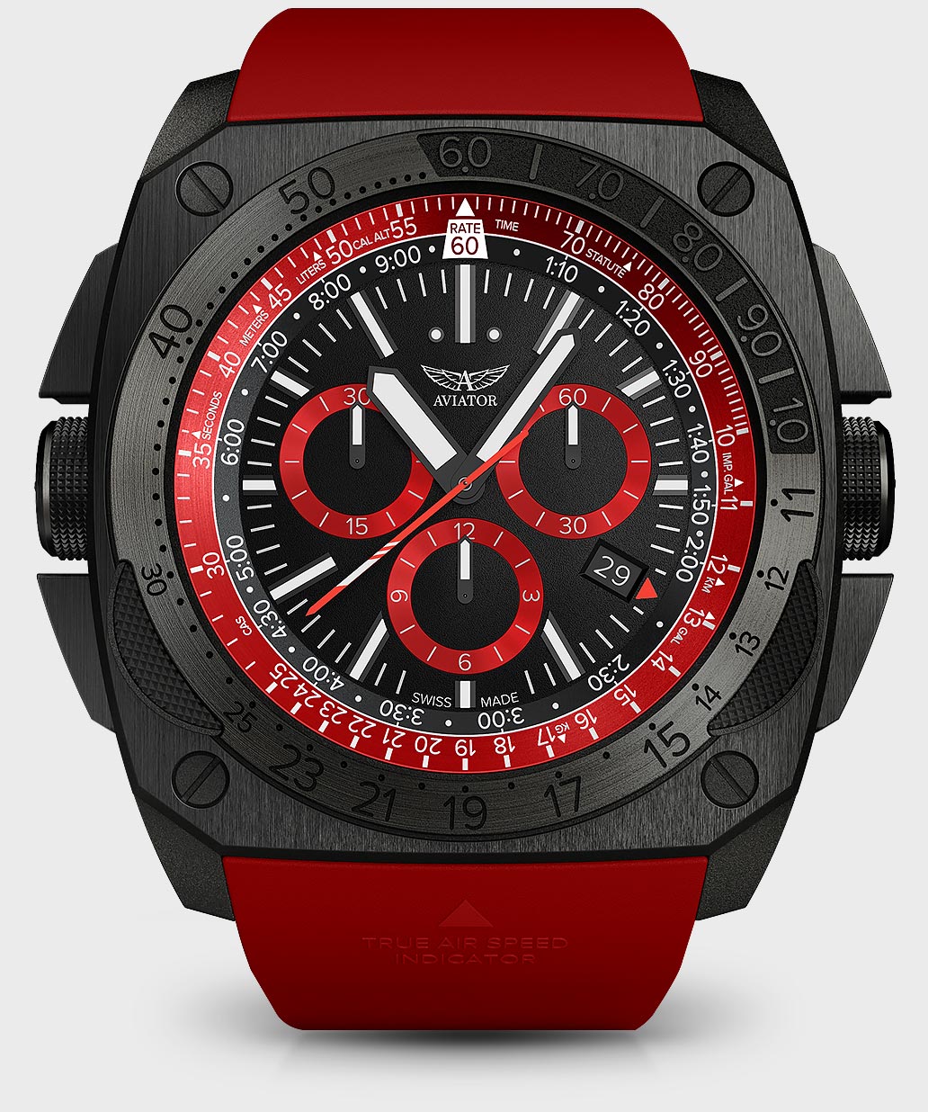 MIG-29 SMT M.2.30.5.215.6 Pilot`s Watch by AVIATOR Watch Brand