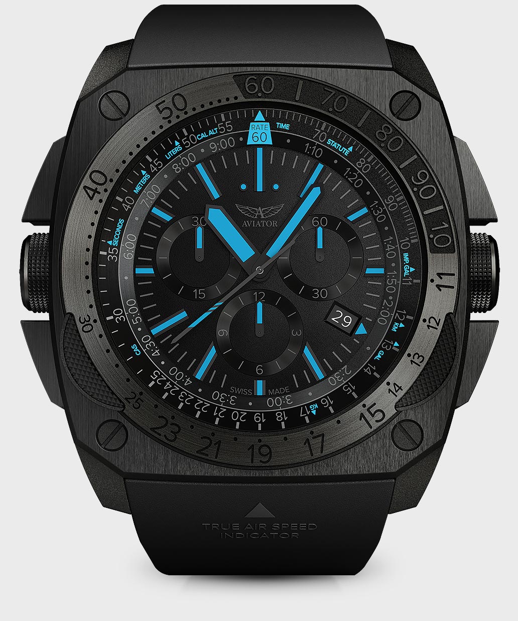 MIG-29 SMT M.2.30.5.217.6 Pilot`s Watch by AVIATOR Watch Brand